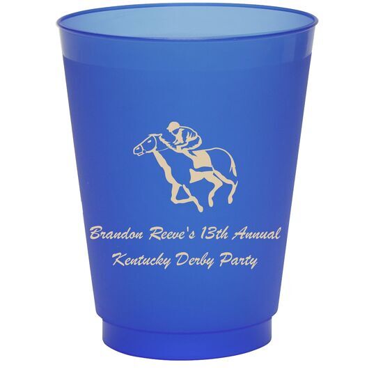 Horserace Derby Colored Shatterproof Cups
